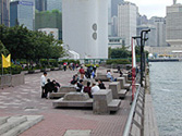 Waterfront park at Wanchai