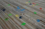 Handprints on the Boardwalk